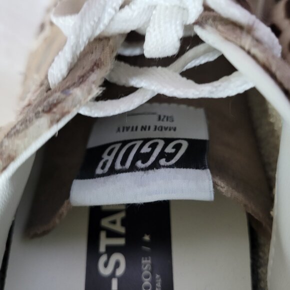 Golden Goose Super Star Horsey Sneakers in Blue Heel - Picture 15 of 16